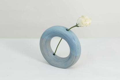 Marbled Donut Vase 2