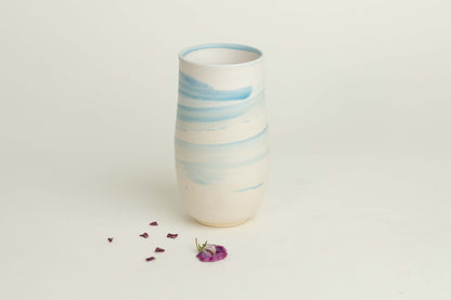 Aqua Tall Vase