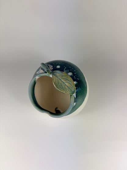 Ceramic Apple Bowl/ Pincher/ Honey Bowl