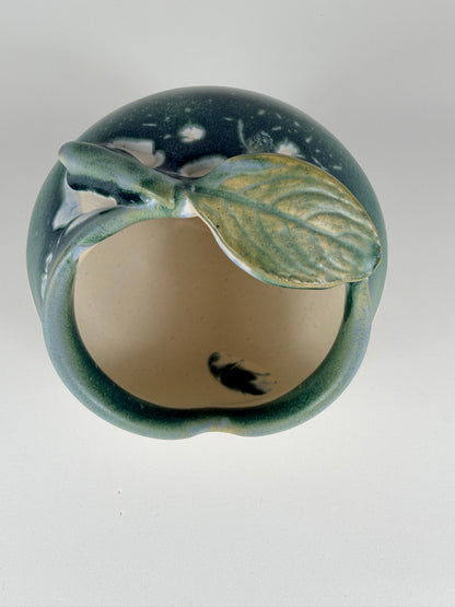 Ceramic Apple Bowl/ Pincher/ Honey Bowl