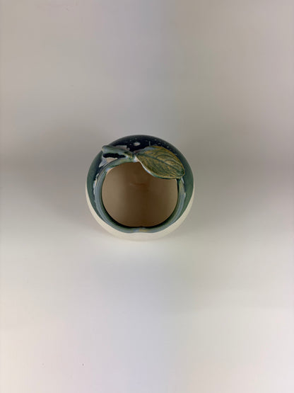 Ceramic Apple Bowl/ Pincher/ Honey Bowl