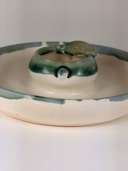 Apples & Honey Ceramic Rosh Hashana Platter